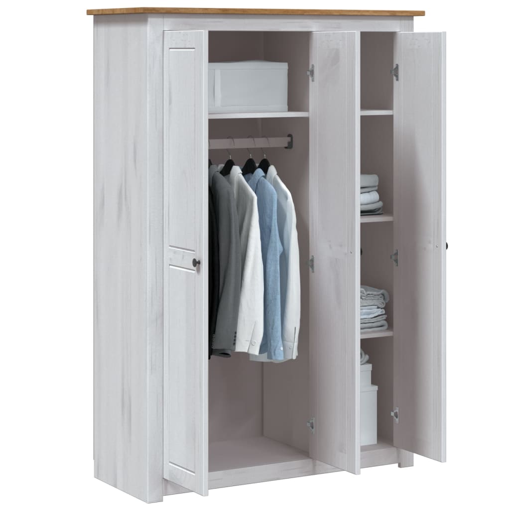 Armoire Gamme Panama 118x50x171,5 cm bois de pin