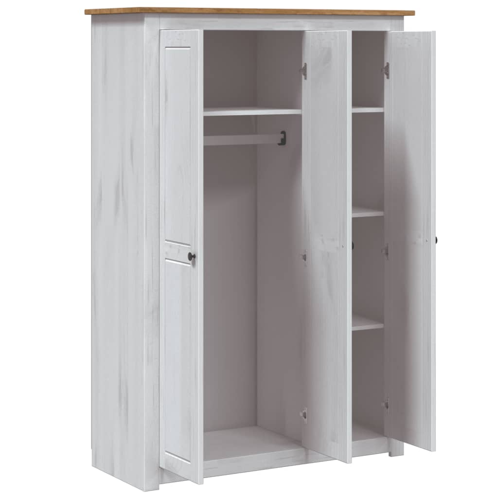 Armoire Gamme Panama 118x50x171,5 cm bois de pin