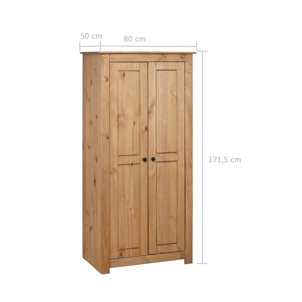 Armoire Gamme Panama 118x50x171,5 cm bois de pin