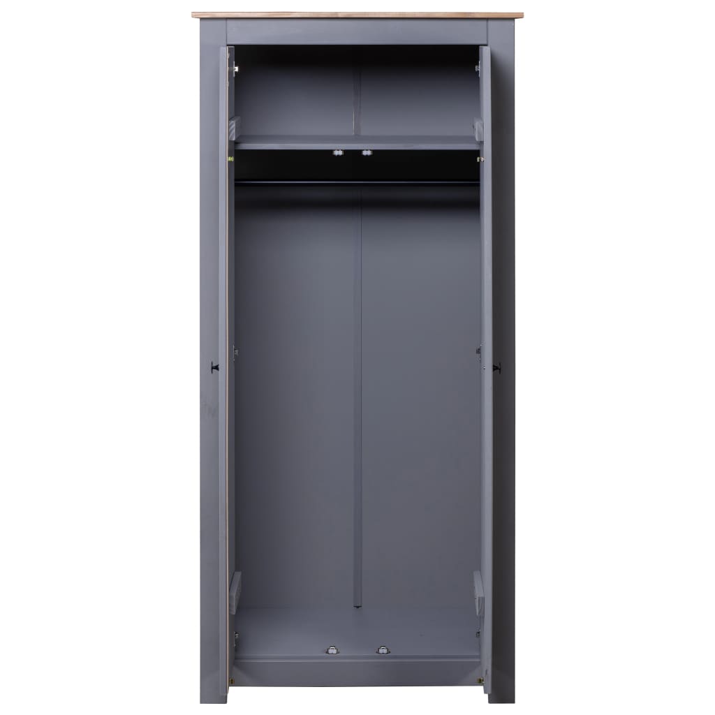 Armoire Gamme Panama 118x50x171,5 cm bois de pin