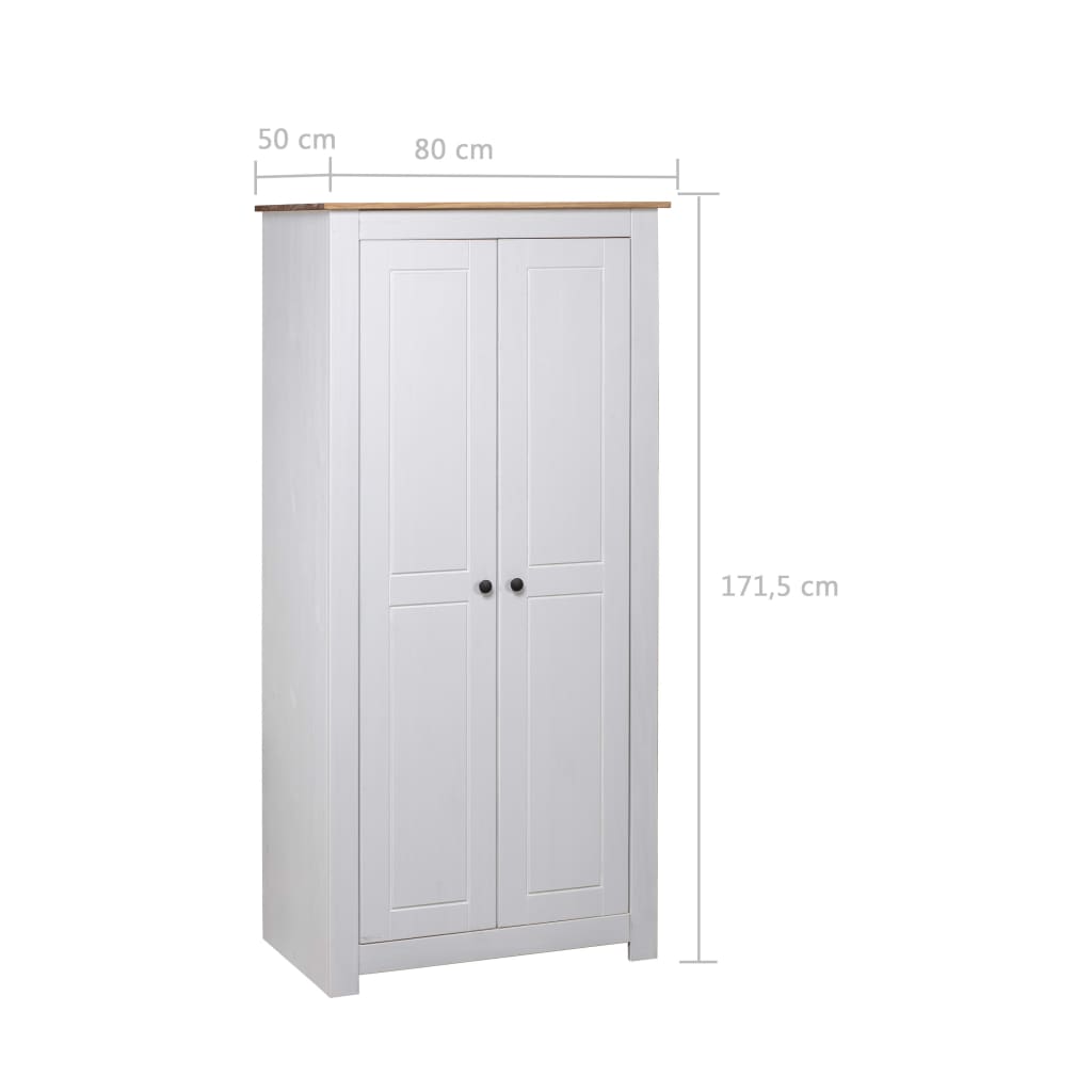 Armoire Gamme Panama 118x50x171,5 cm bois de pin