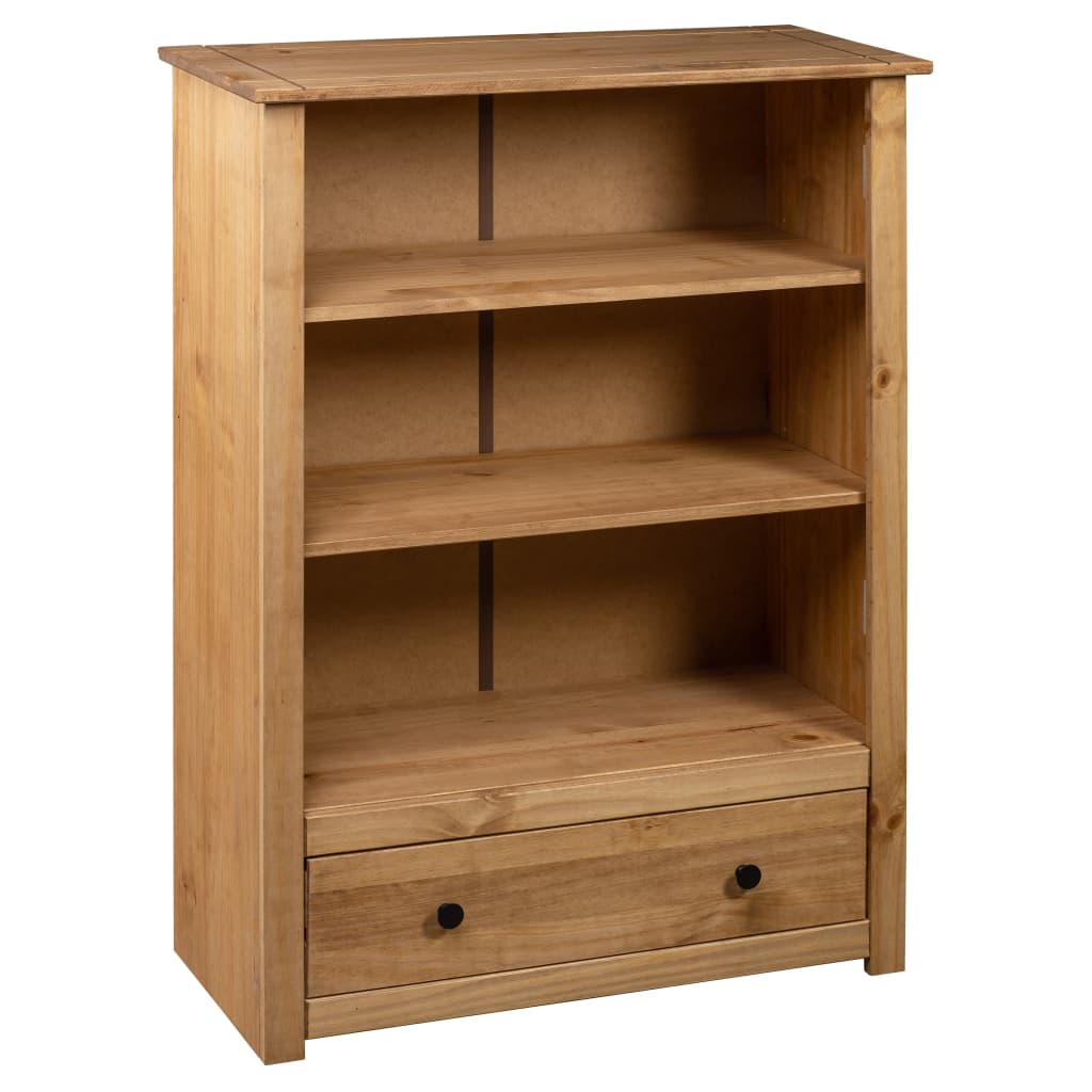 Bibliothèque Gamme Panama 80x35x110 cm en bois de pin massif