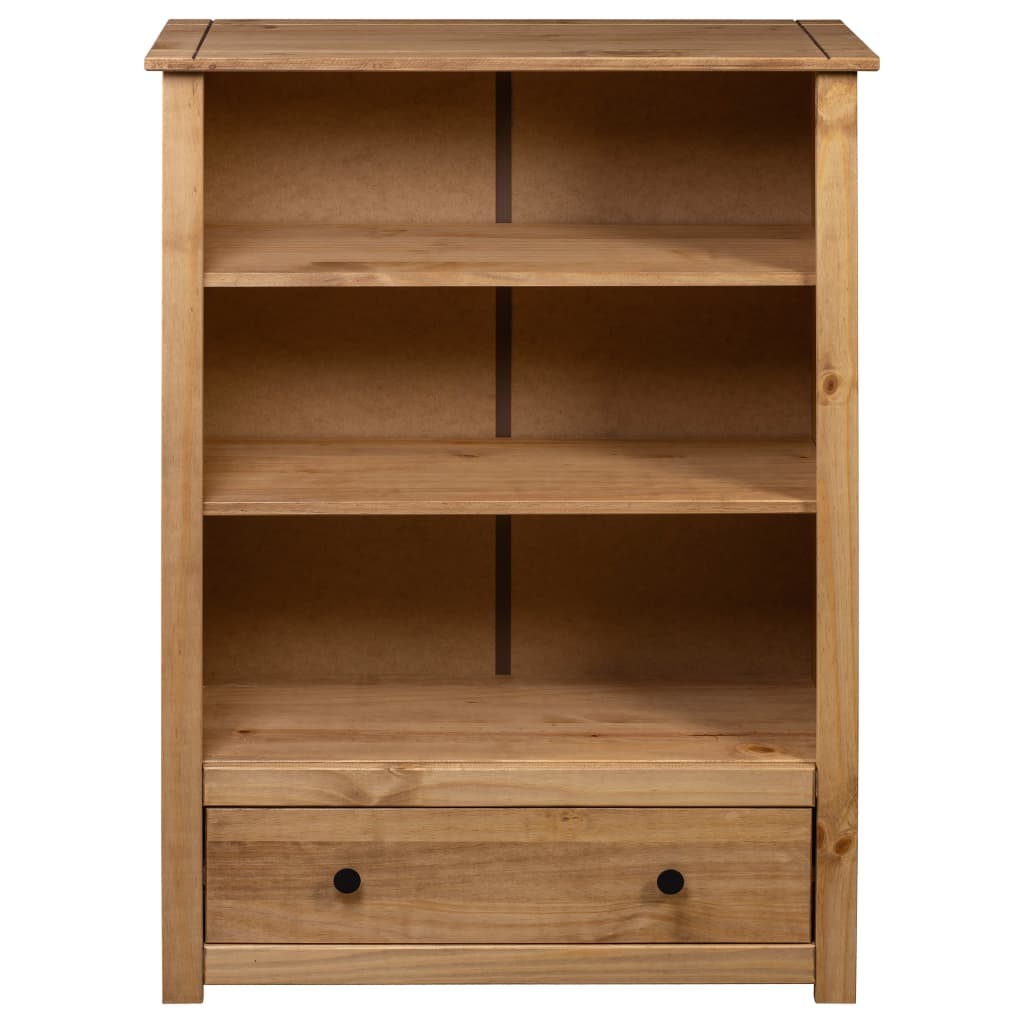 Bibliothèque Gamme Panama 80x35x110 cm en bois de pin massif