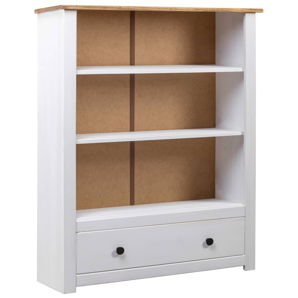 Bibliothèque Gamme Panama 80x35x110 cm en bois de pin massif