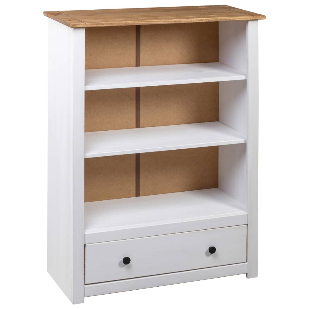 Bibliothèque Gamme Panama 80x35x110 cm en bois de pin massif