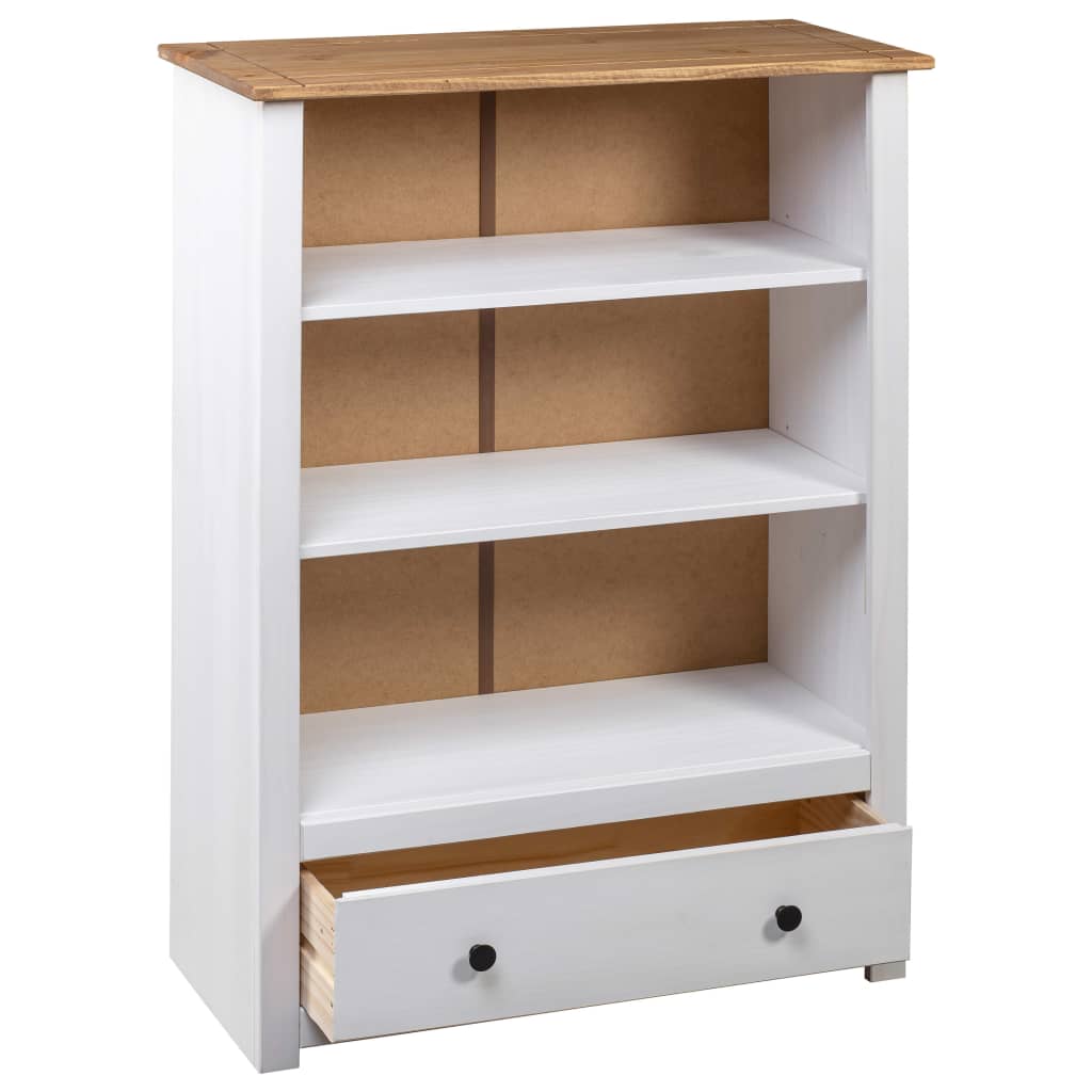 Bibliothèque Gamme Panama 80x35x110 cm en bois de pin massif