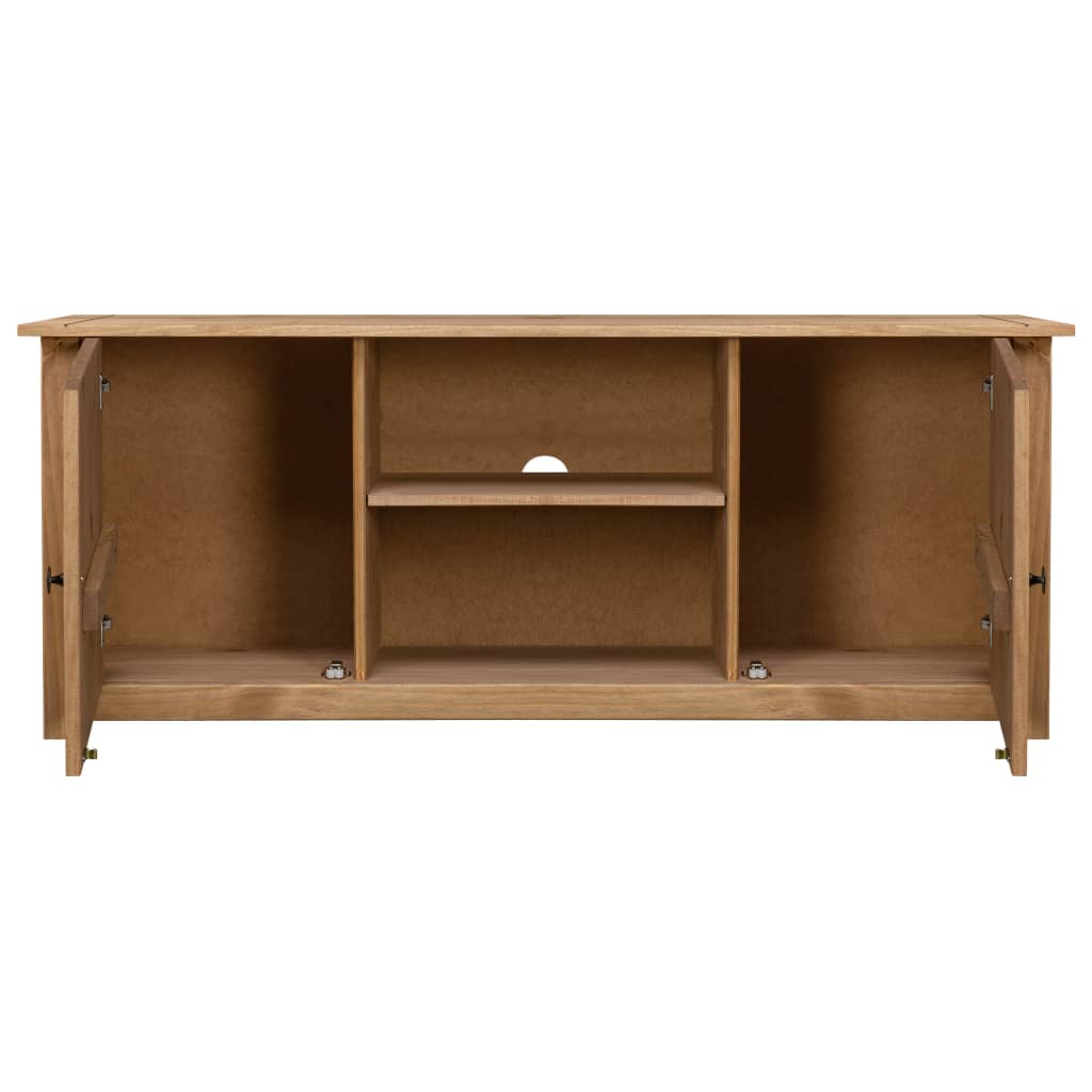 Meuble TV Gamme Panama 120x40x50 cm en bois de pin massif