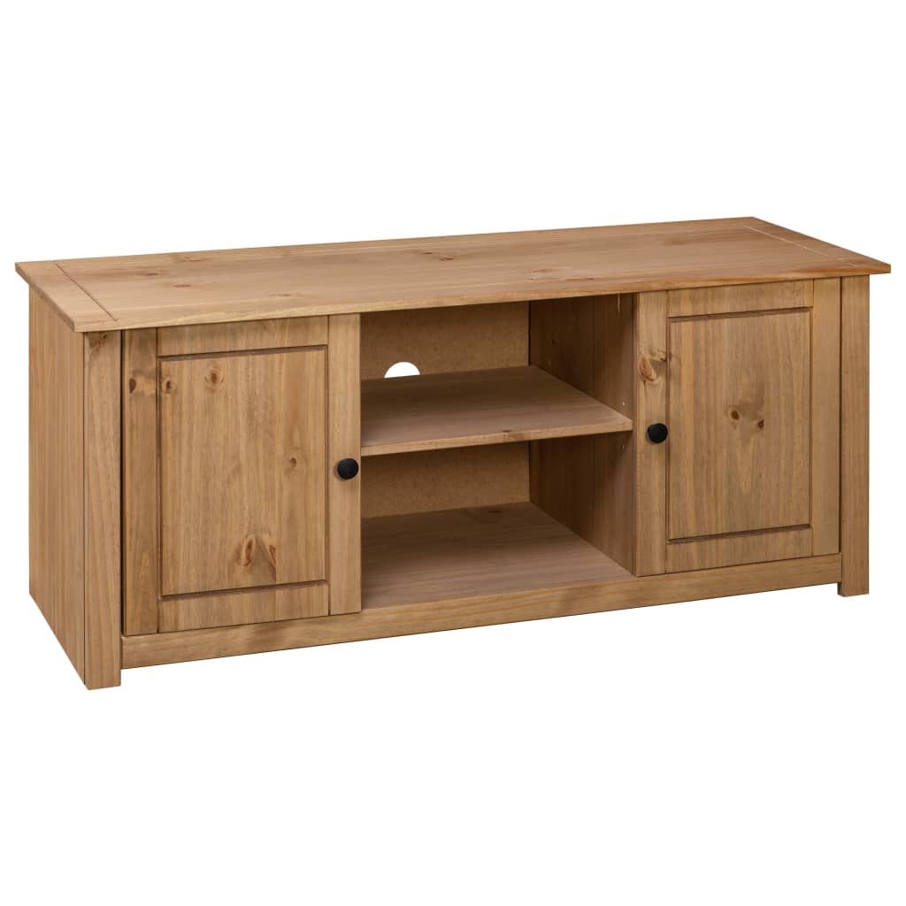 Meuble TV Gamme Panama 120x40x50 cm en bois de pin massif