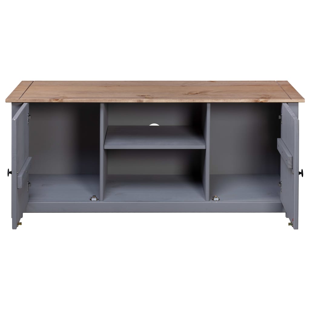 Tv-kast Panama Range 120x40x50 cm massief grenenhout