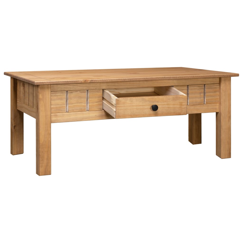 Table basse Gamme Panama 100x60x45 cm bois de pin massif