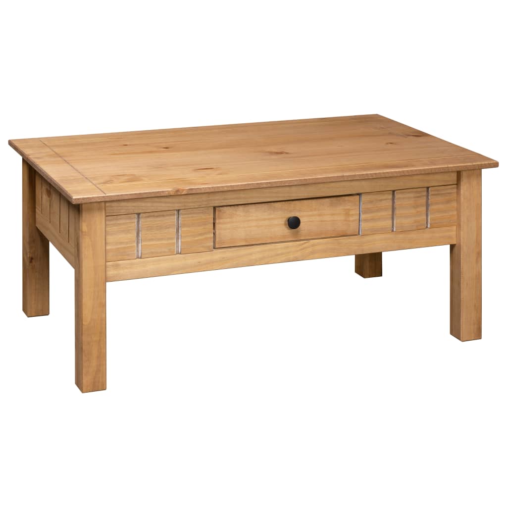 Table basse Gamme Panama 100x60x45 cm bois de pin massif