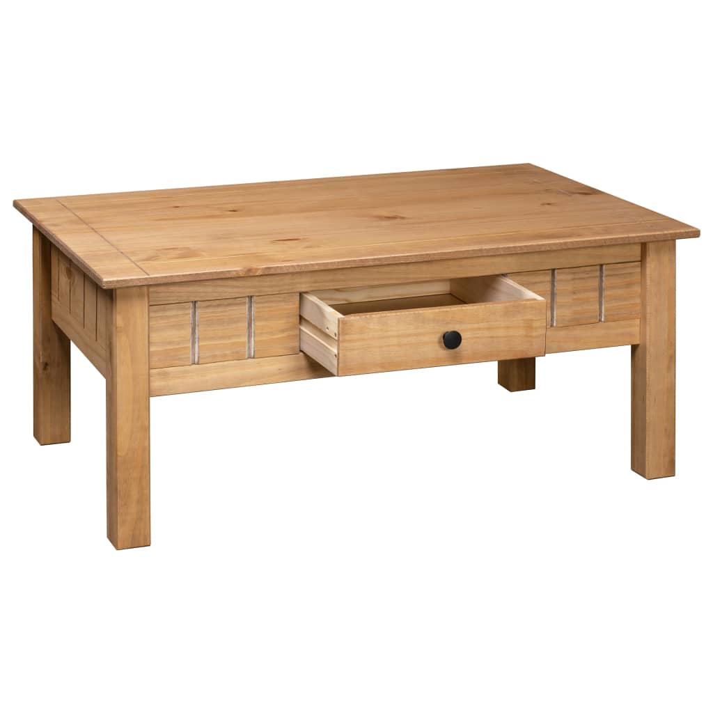 Table basse Gamme Panama 100x60x45 cm bois de pin massif