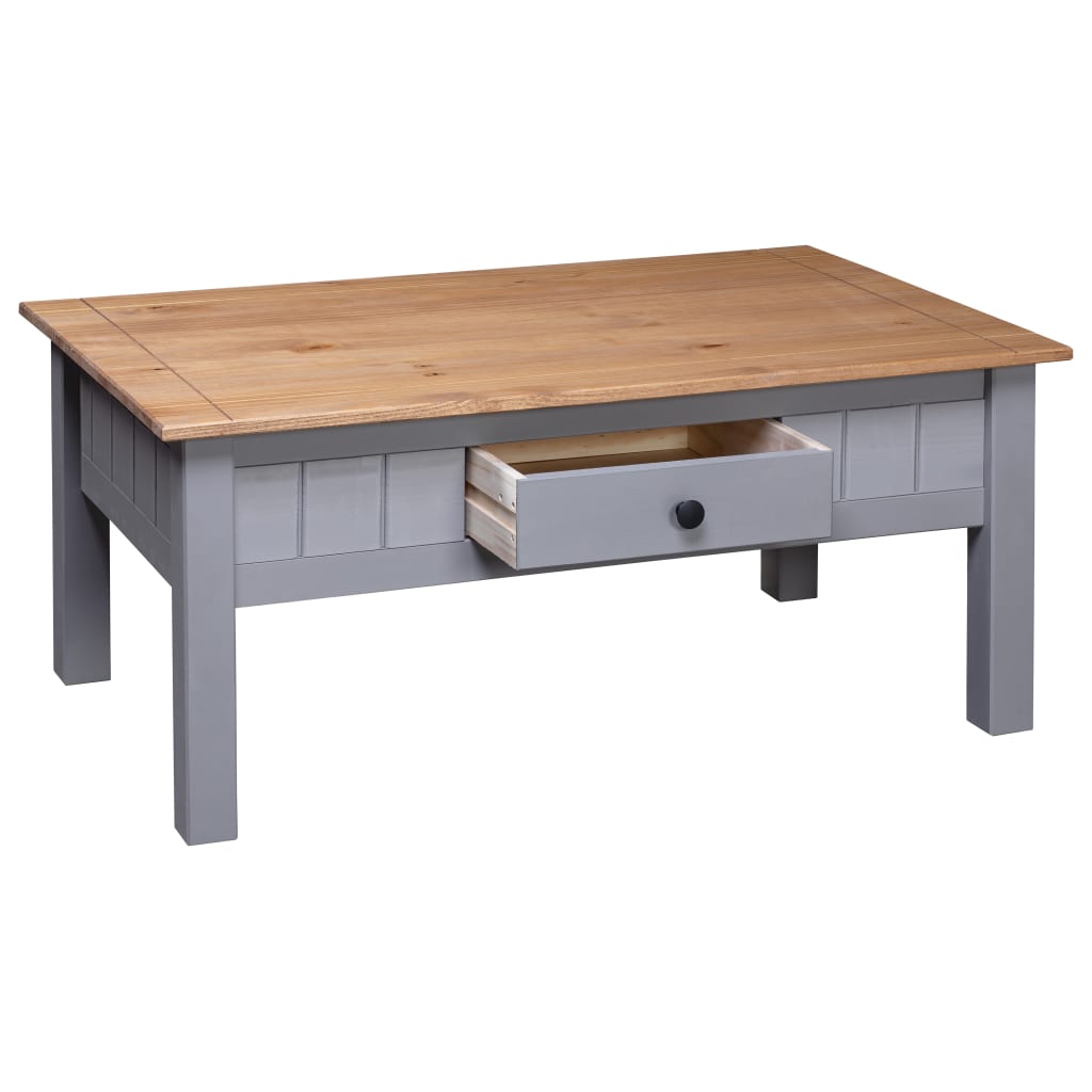 Table basse Gamme Panama 100x60x45 cm bois de pin massif