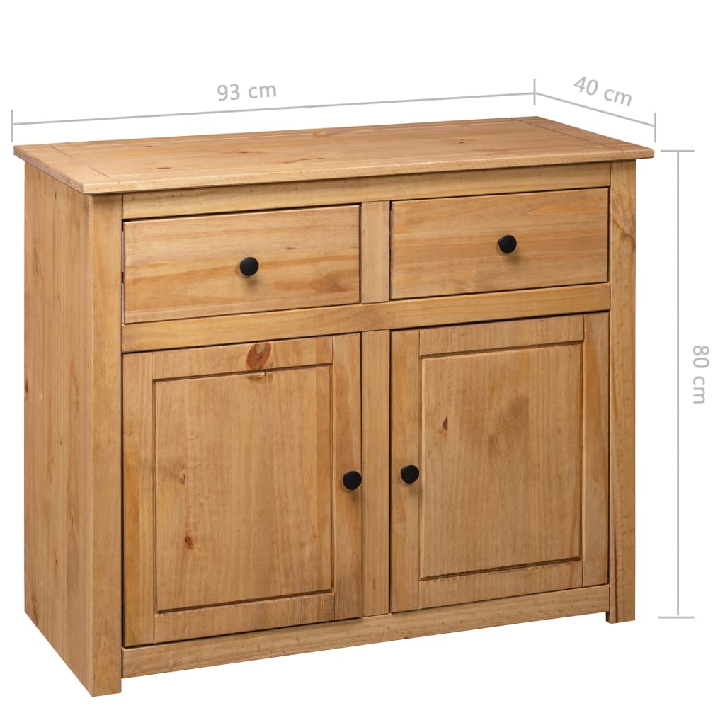 Dressoir Panama Range 93x40x80 cm massief grenenhout