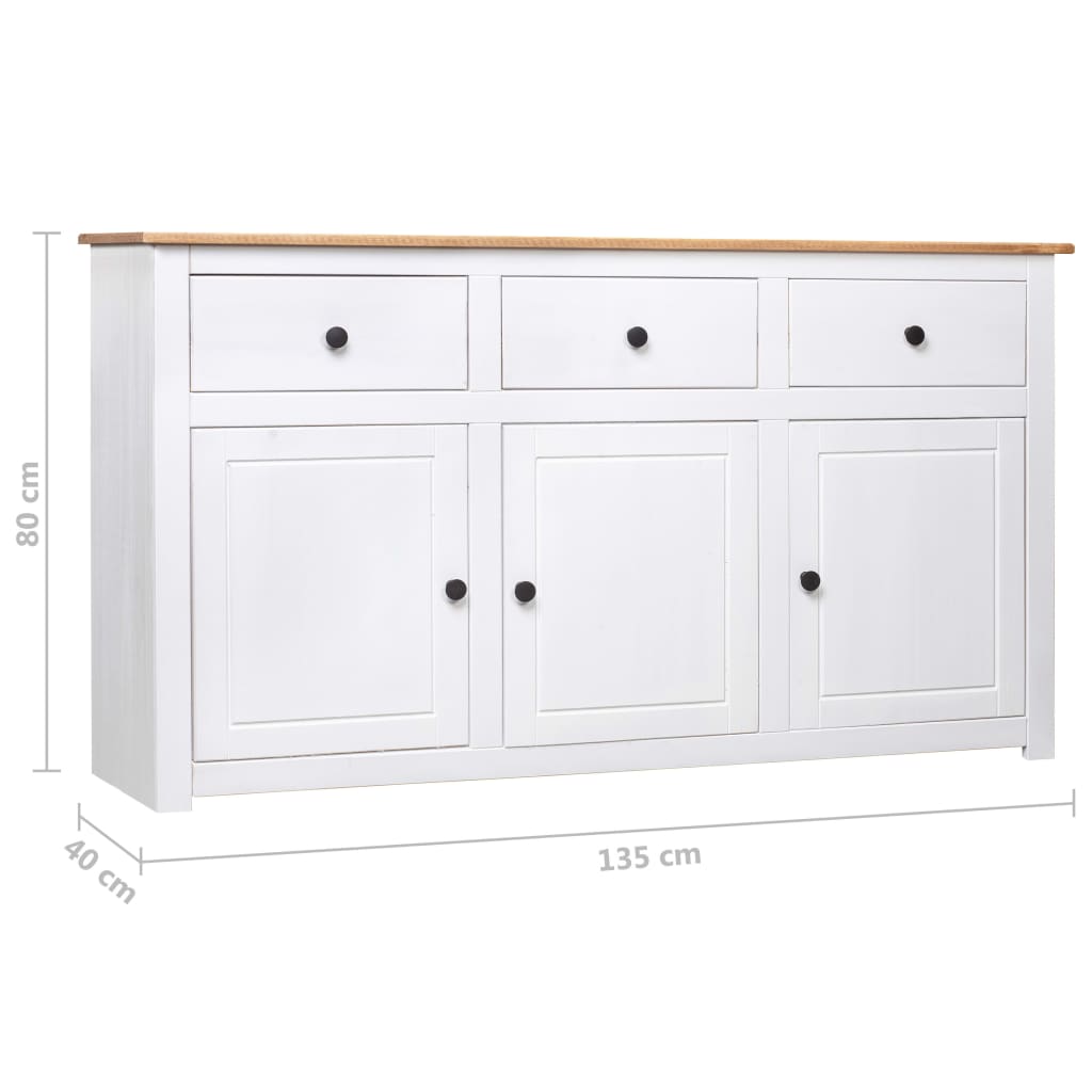 Dressoir Panama Range 135x40x80 cm massief grenenhout