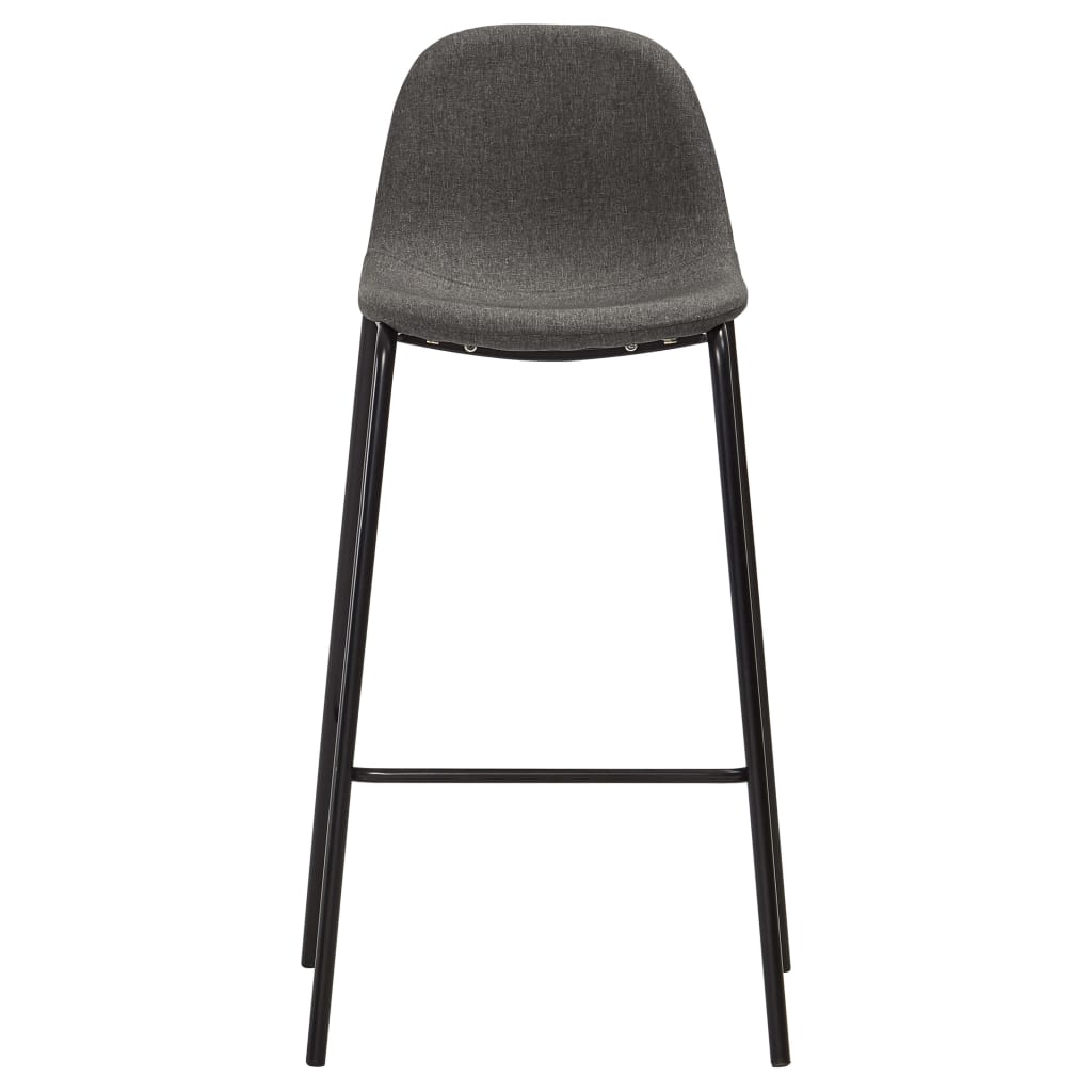 Barstoelen 4 st stof