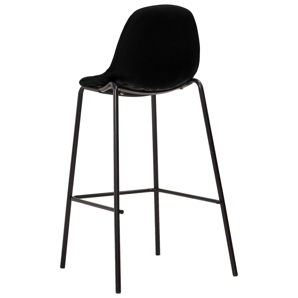 Barstoelen 4 st stof