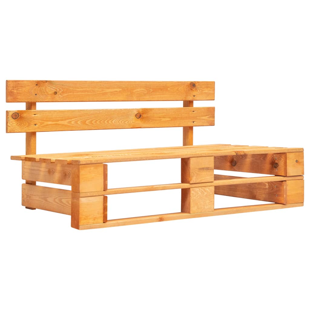 Banc de jardin en bois de palette