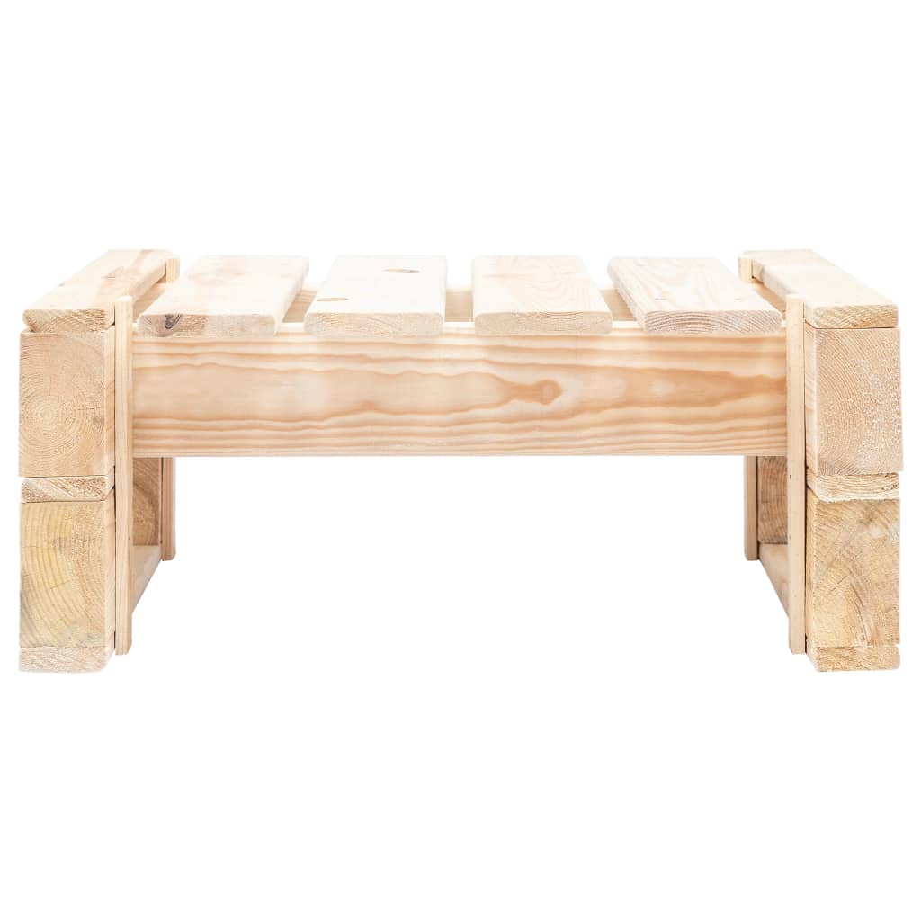 Tabouret de jardin en bois de palette