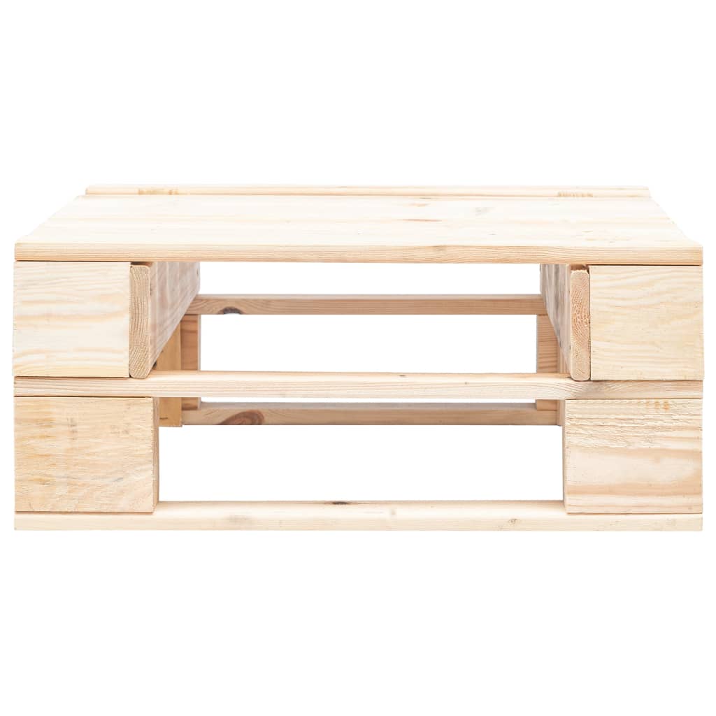 Tuinhocker pallet hout