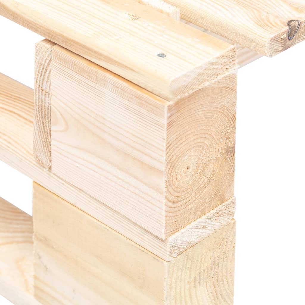 Tabouret de jardin en bois de palette