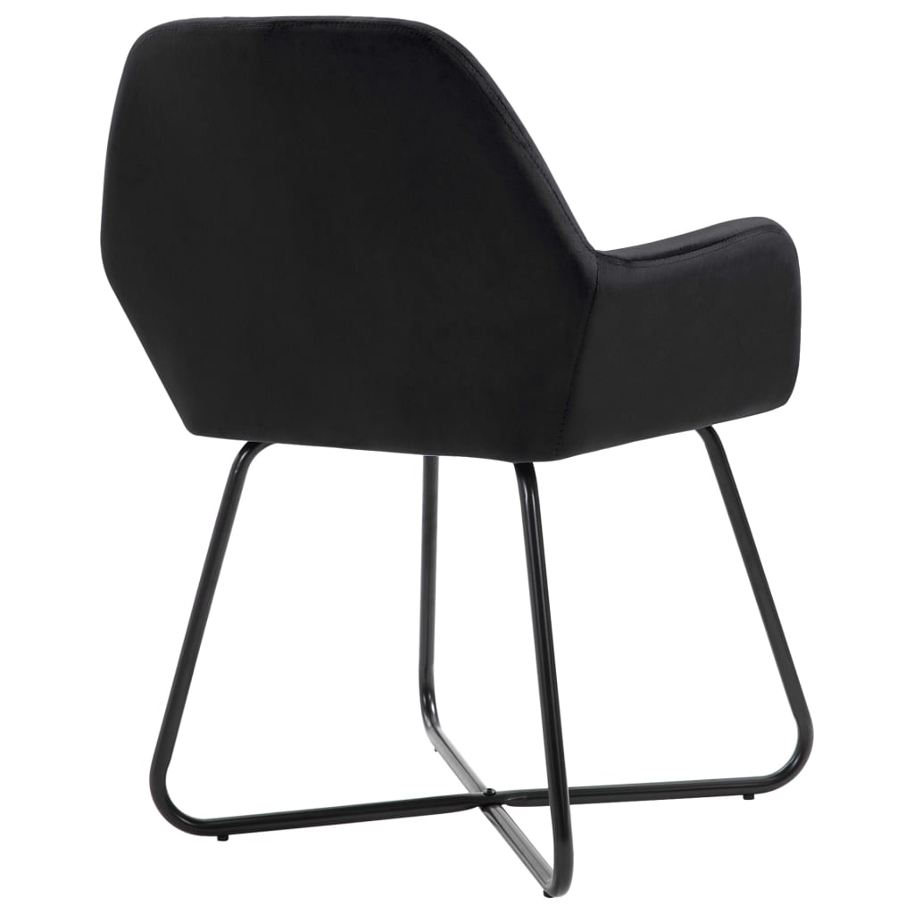 Eetkamerstoelen 2 st fluweel