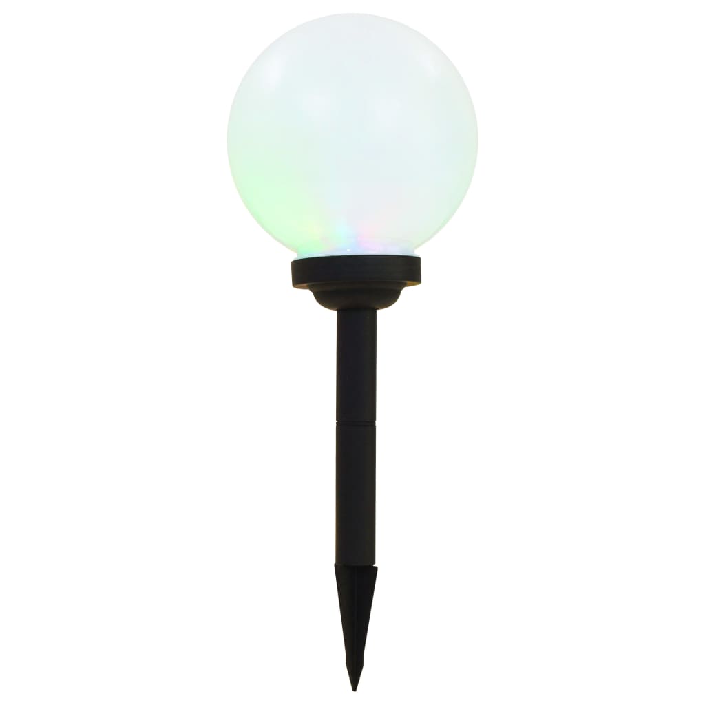 Solarlampen 4 st LED rond 30 cm RGB