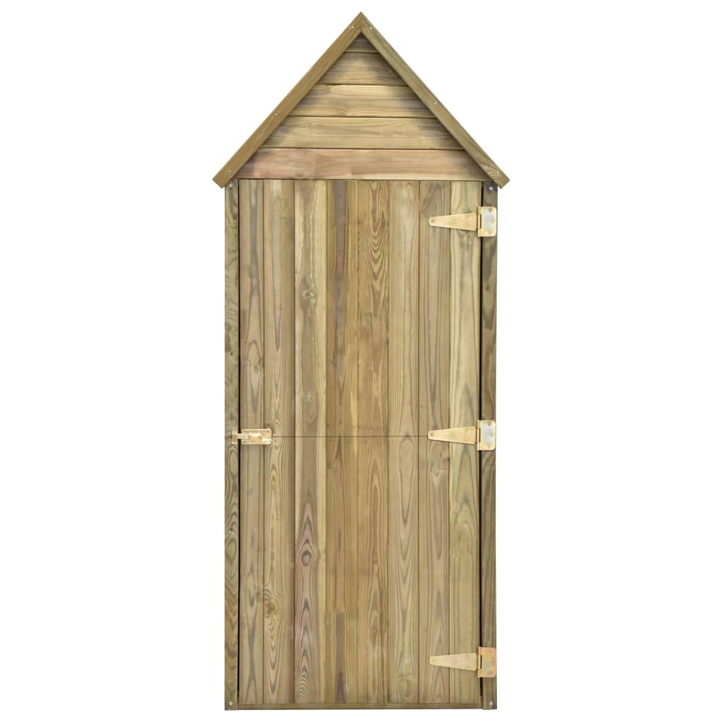 Abri de jardin avec porte 107x107x220 cm bois de pin imprégné