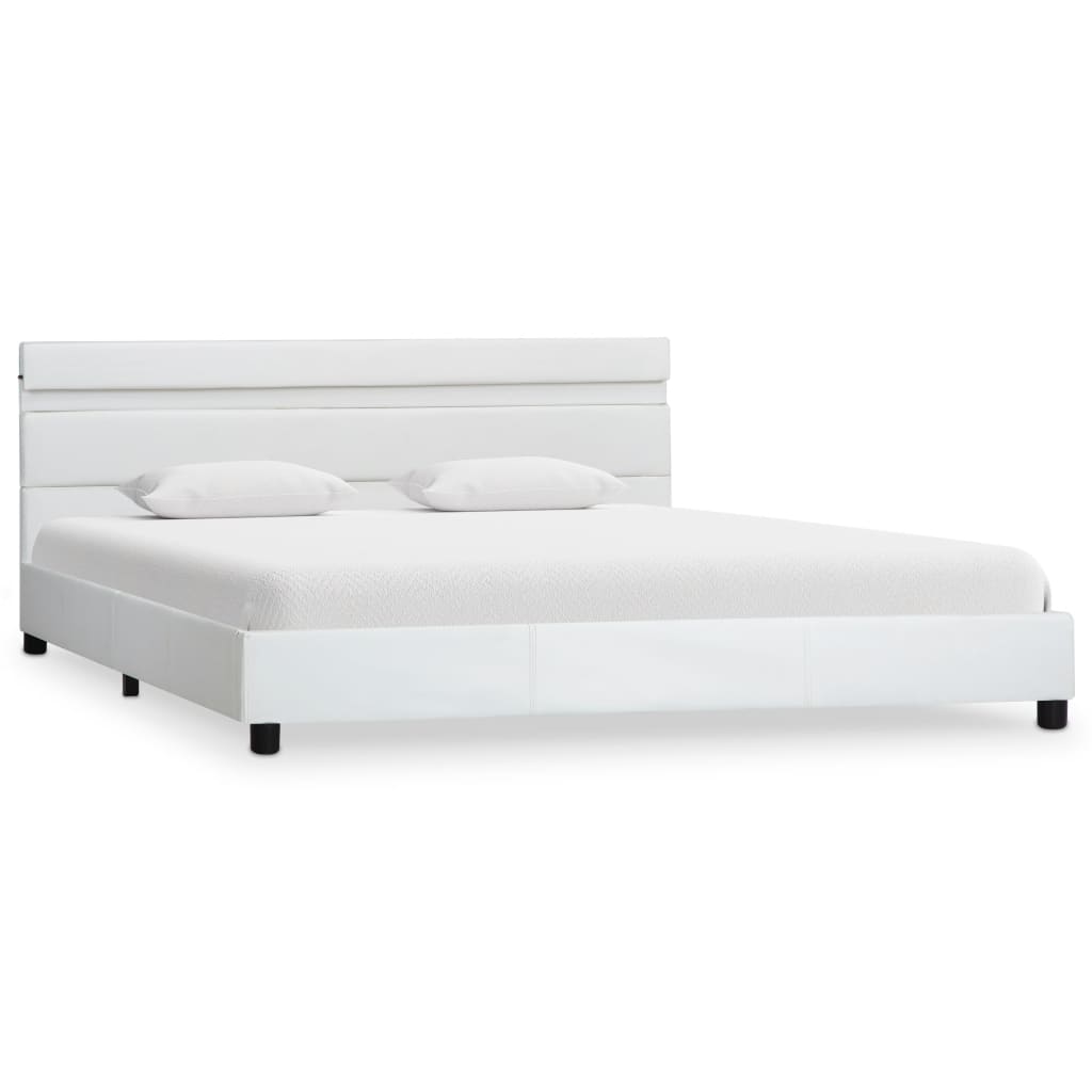 Bedframe met LED stof 140x200 cm