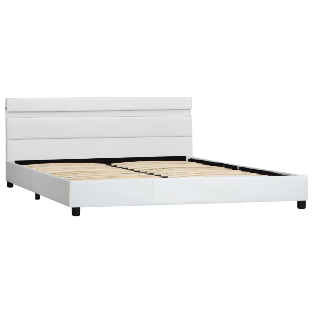 Bedframe met LED stof 140x200 cm