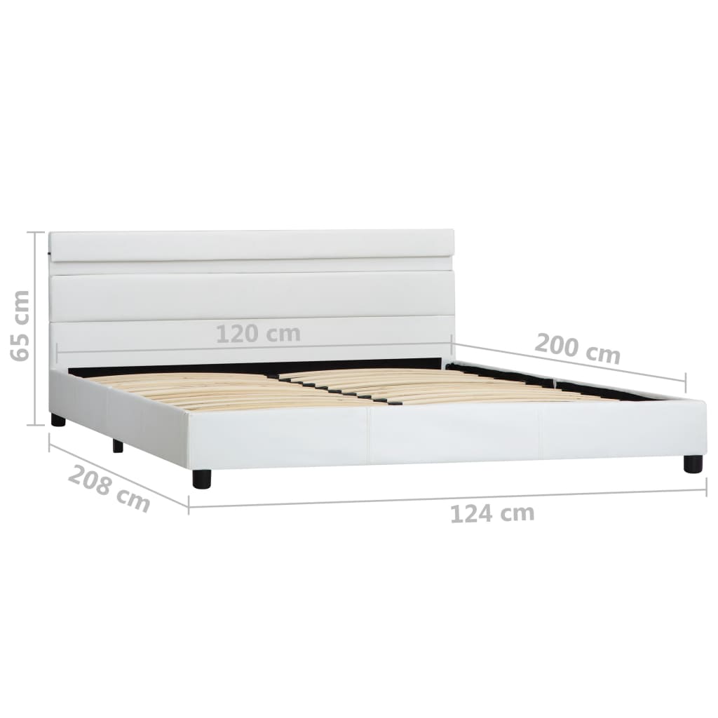 Bedframe met LED stof 140x200 cm