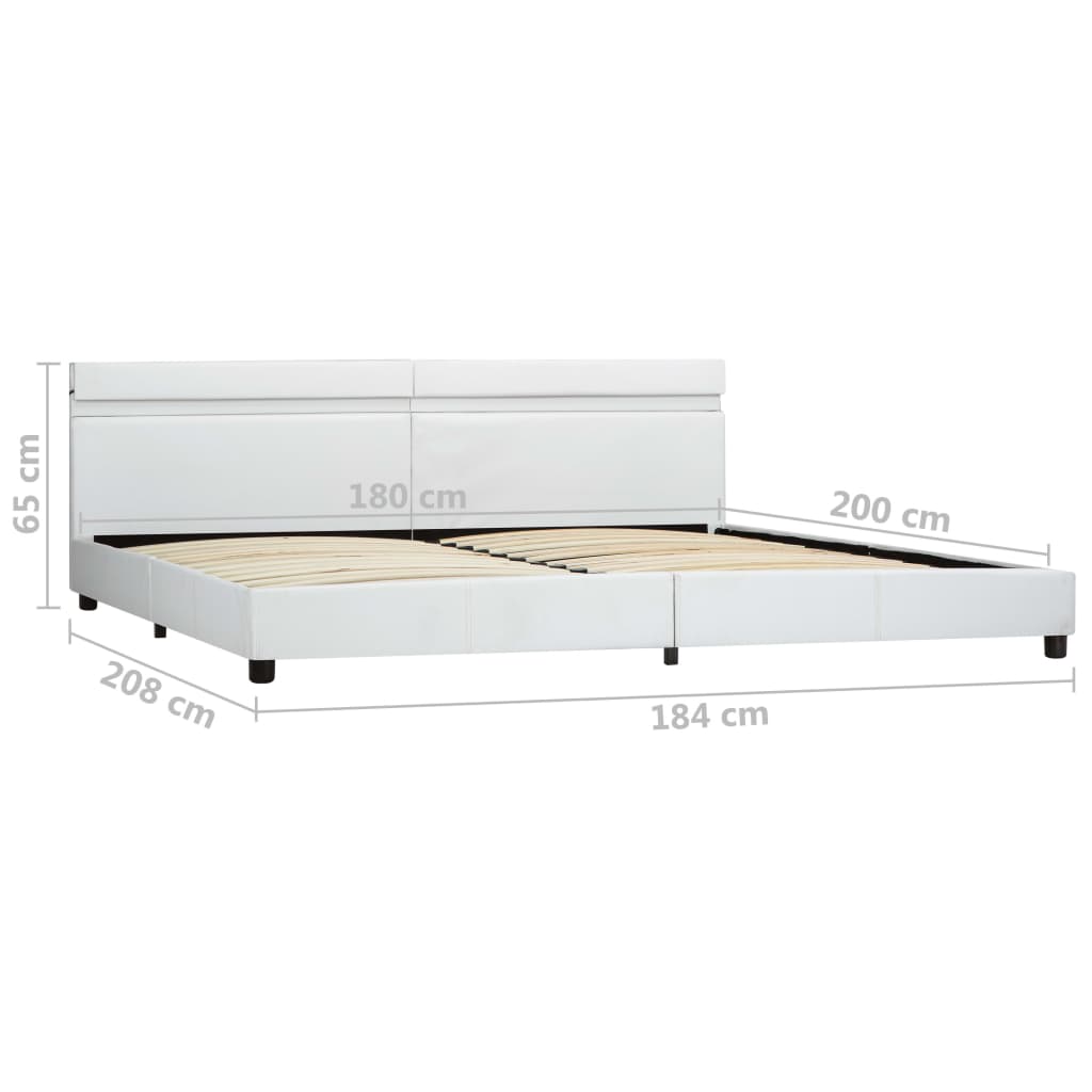 Bedframe met LED stof 140x200 cm