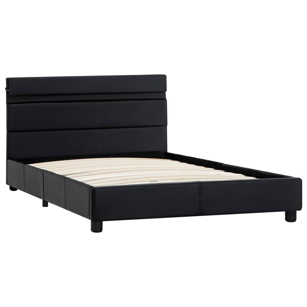 Bedframe met LED kunstleer 180x200 cm