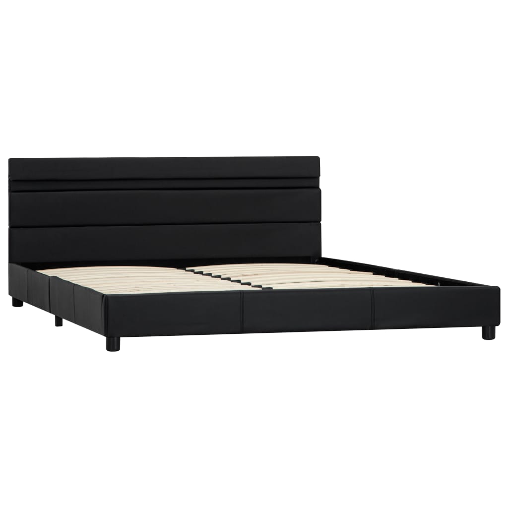 Bedframe met LED kunstleer 180x200 cm