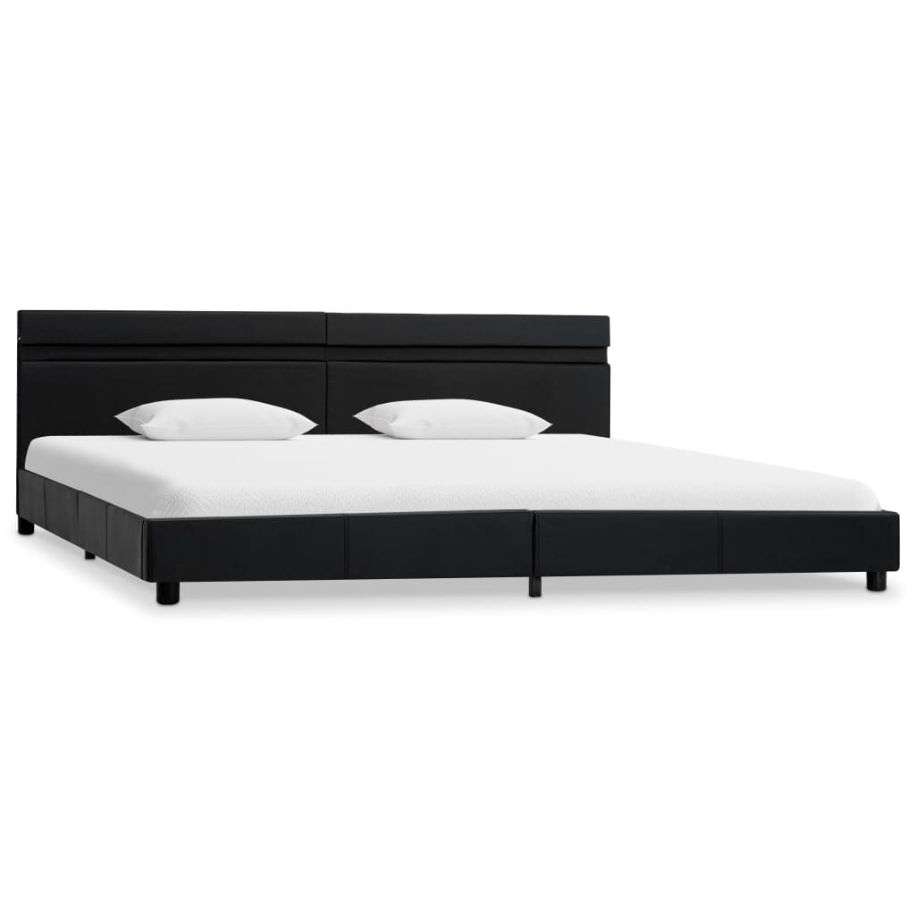 Bedframe met LED kunstleer 180x200 cm