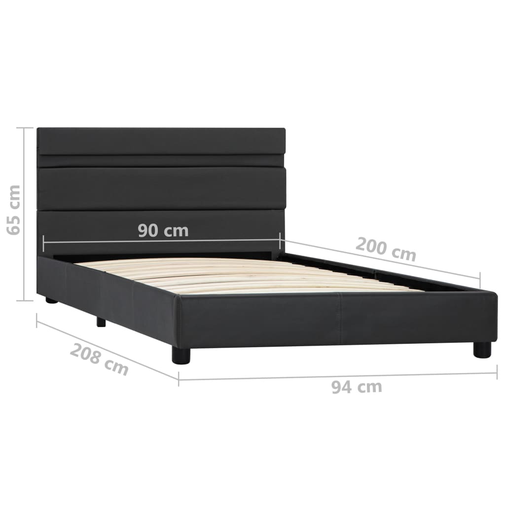 Bedframe met LED stof 140x200 cm