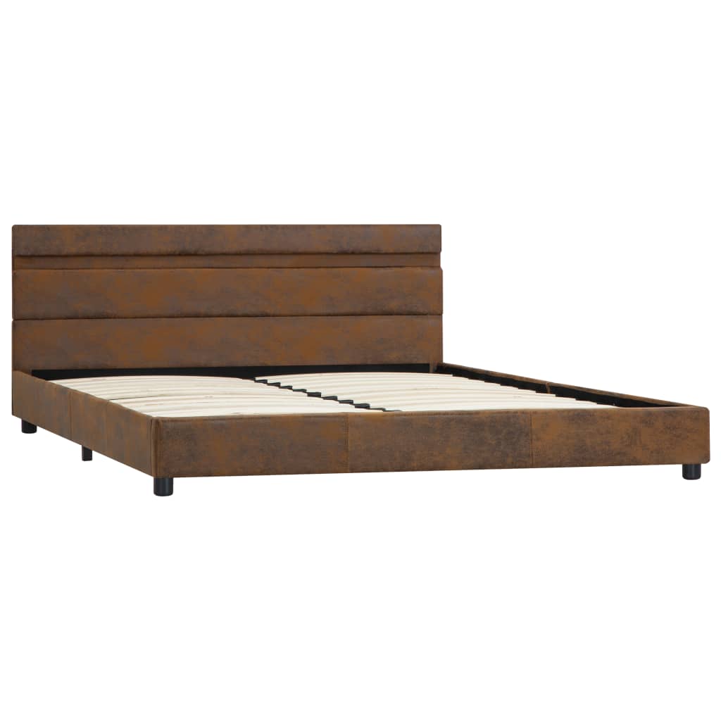 Bedframe met LED kunstleer 180x200 cm