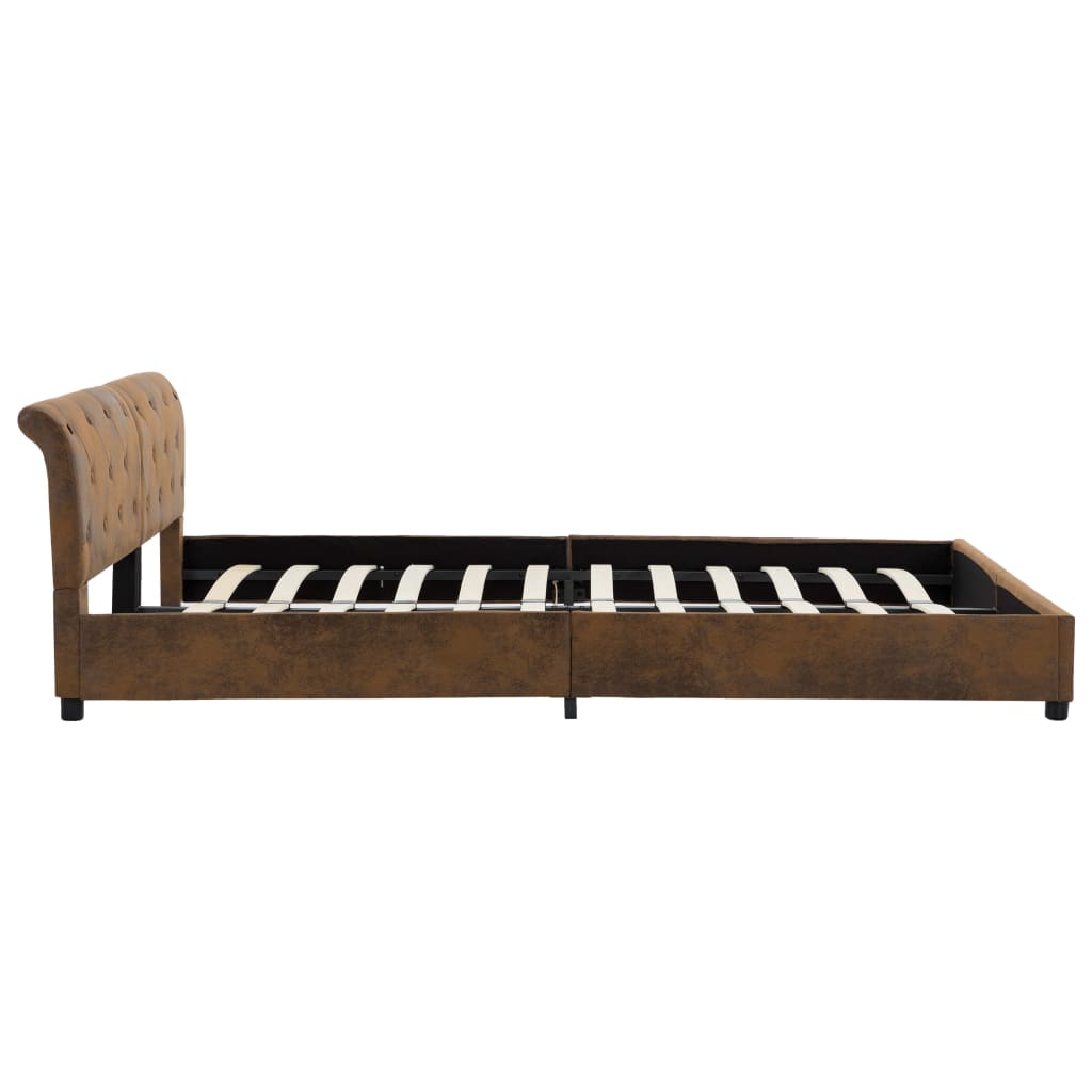 Bedframe kunstsuède 160x200 cm