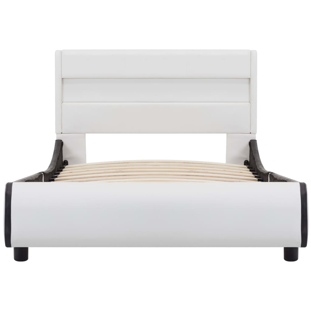 Bedframe met LED kunstleer 180x200 cm