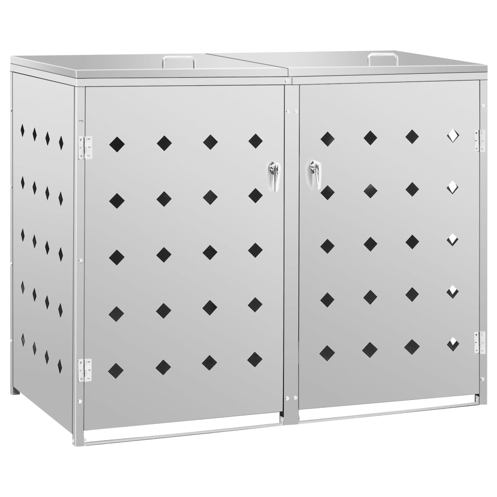 Conteneur de stockage quadruple 240 L inox