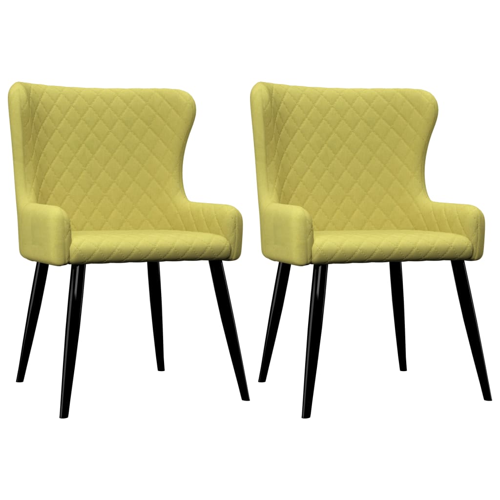 Chaises de salle à manger 6 pcs en tissu