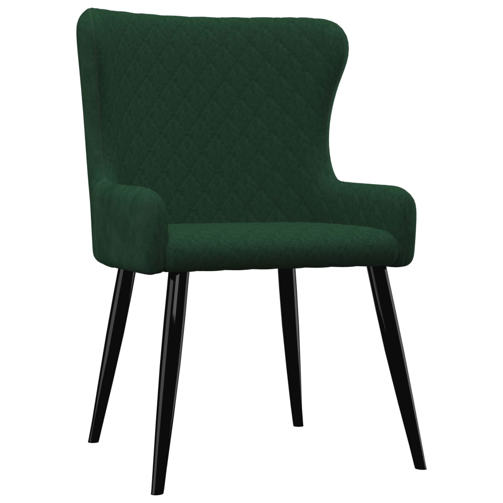 Eetkamerstoelen 2 st fluweel grijs