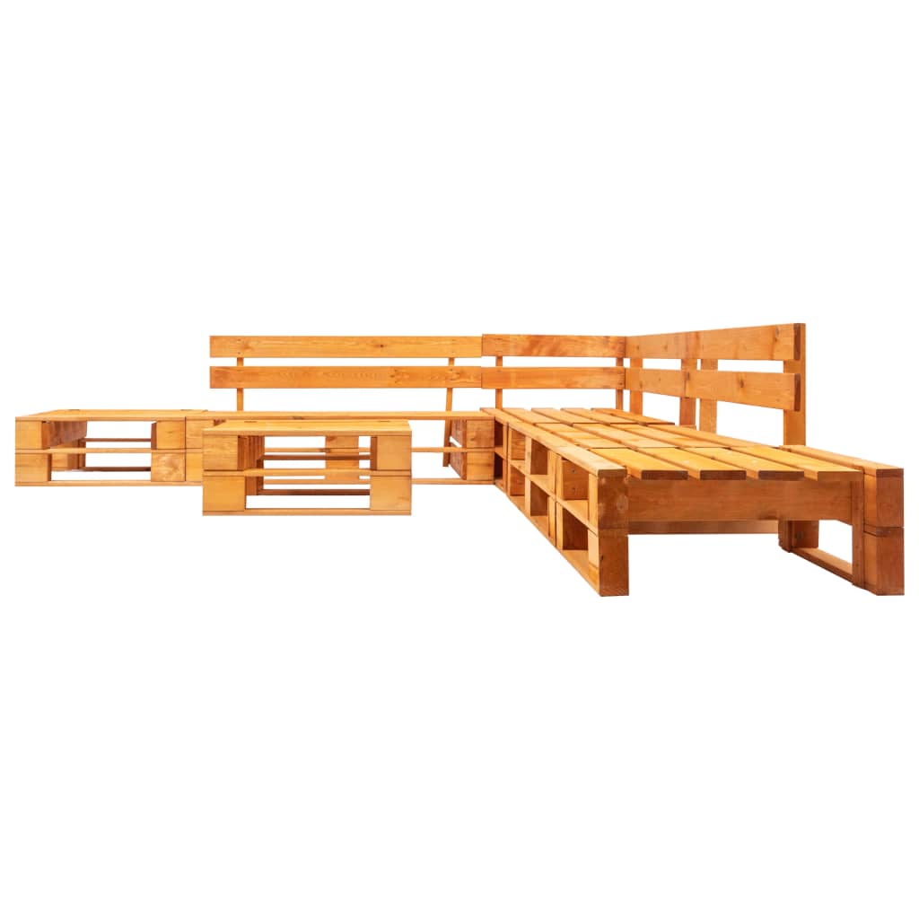 6-delige Loungeset pallet hout