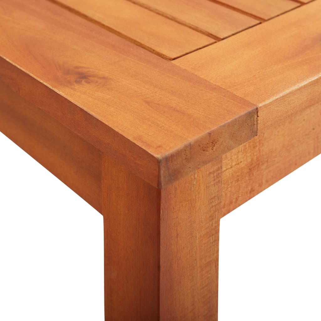 Table de jardin 150x90x74 cm en bois d'acacia massif