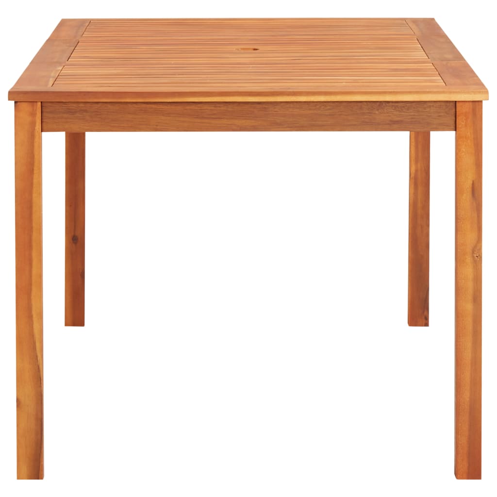 Table de jardin 150x90x74 cm en bois d'acacia massif