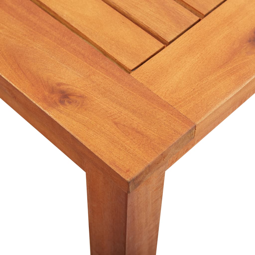 Table de jardin 150x90x74 cm en bois d'acacia massif