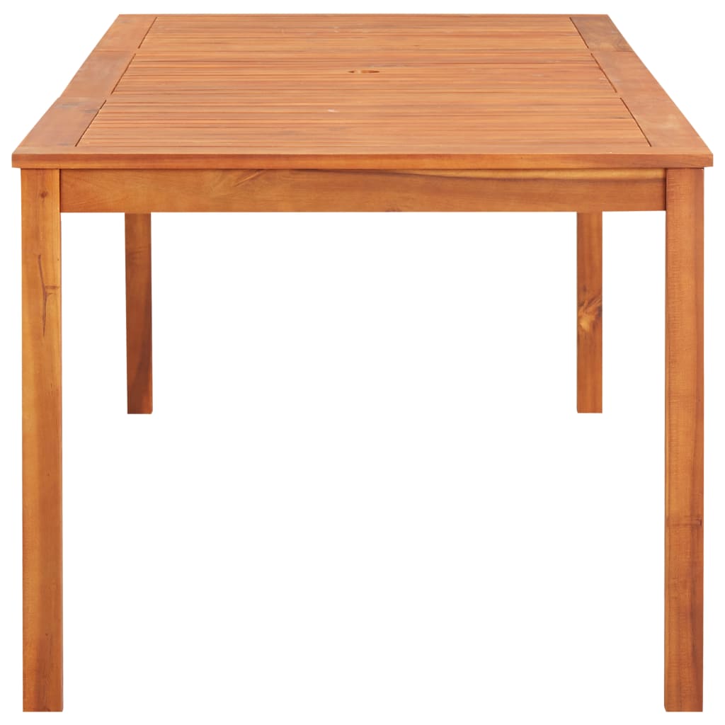 Table de jardin 150x90x74 cm en bois d'acacia massif