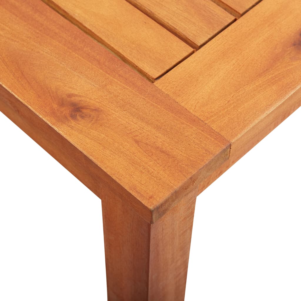 Table de jardin 150x90x74 cm en bois d'acacia massif