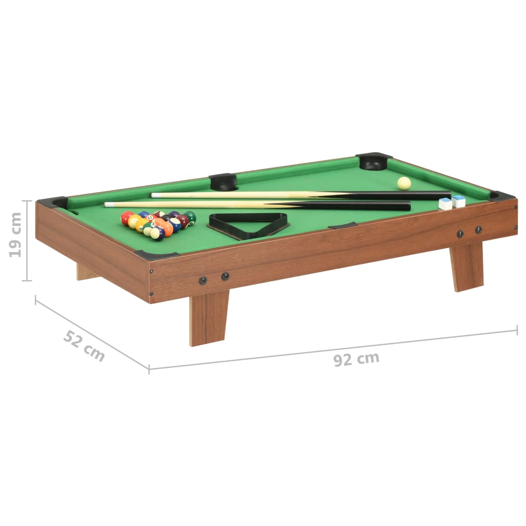 Minipooltafel 3 Feet 92x52x19 cm