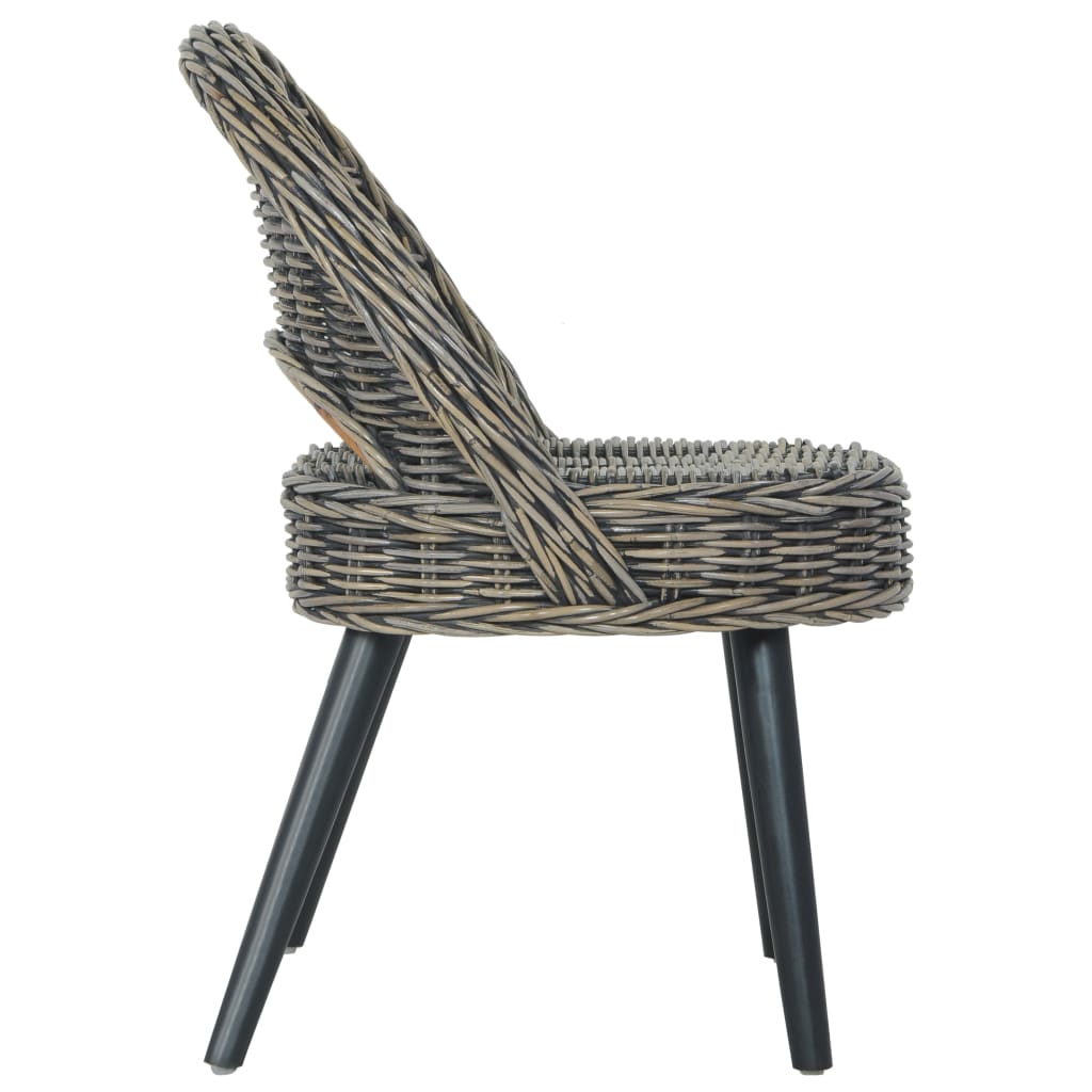 Fauteuil kubu en rotin